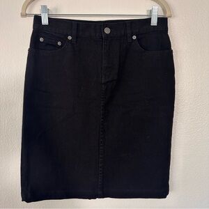 SOLD Lauren Jeans Co. Ralph Lauren black denim skirt